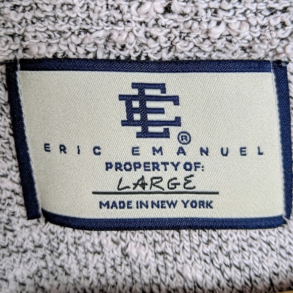 Eric Emanuel EE Quarter Zip Pullover Made in USA Men’s Large - Picture 4 of 7